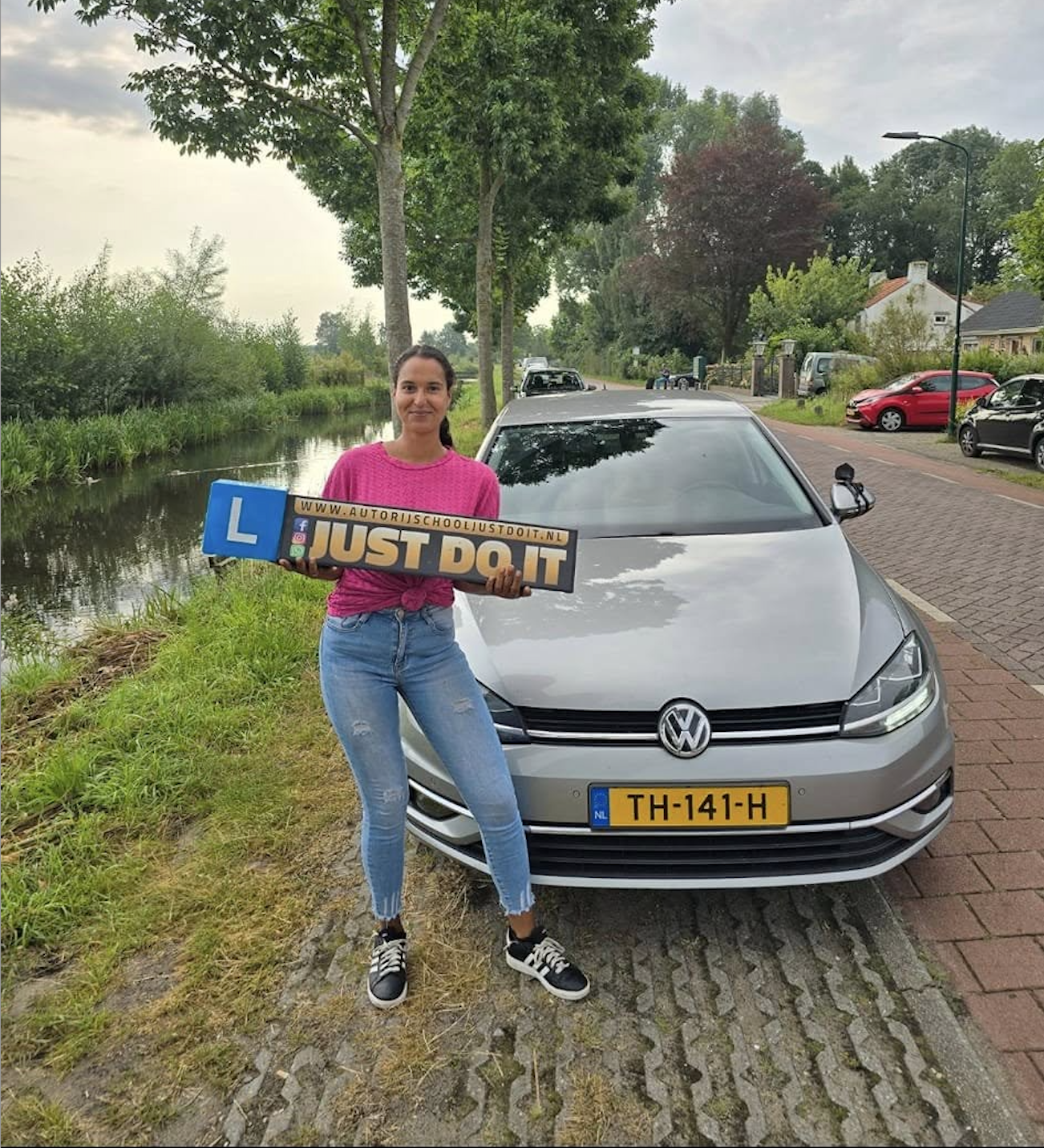 Geslaagde leerling bij autorijschool Just Do It Utrecht