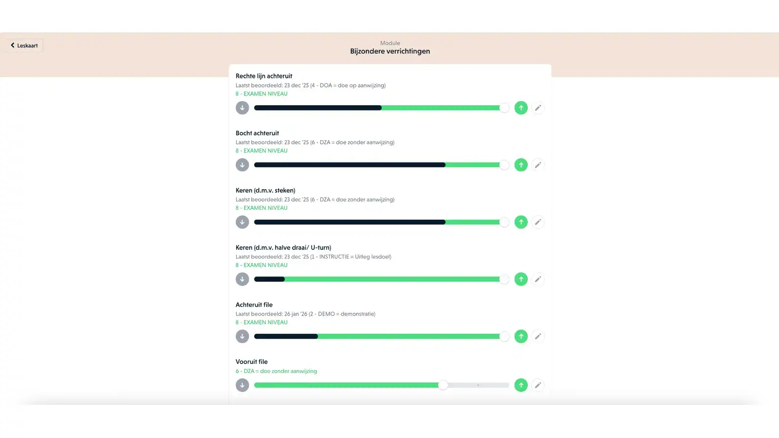 Online leskaart autorijschool Utrecht